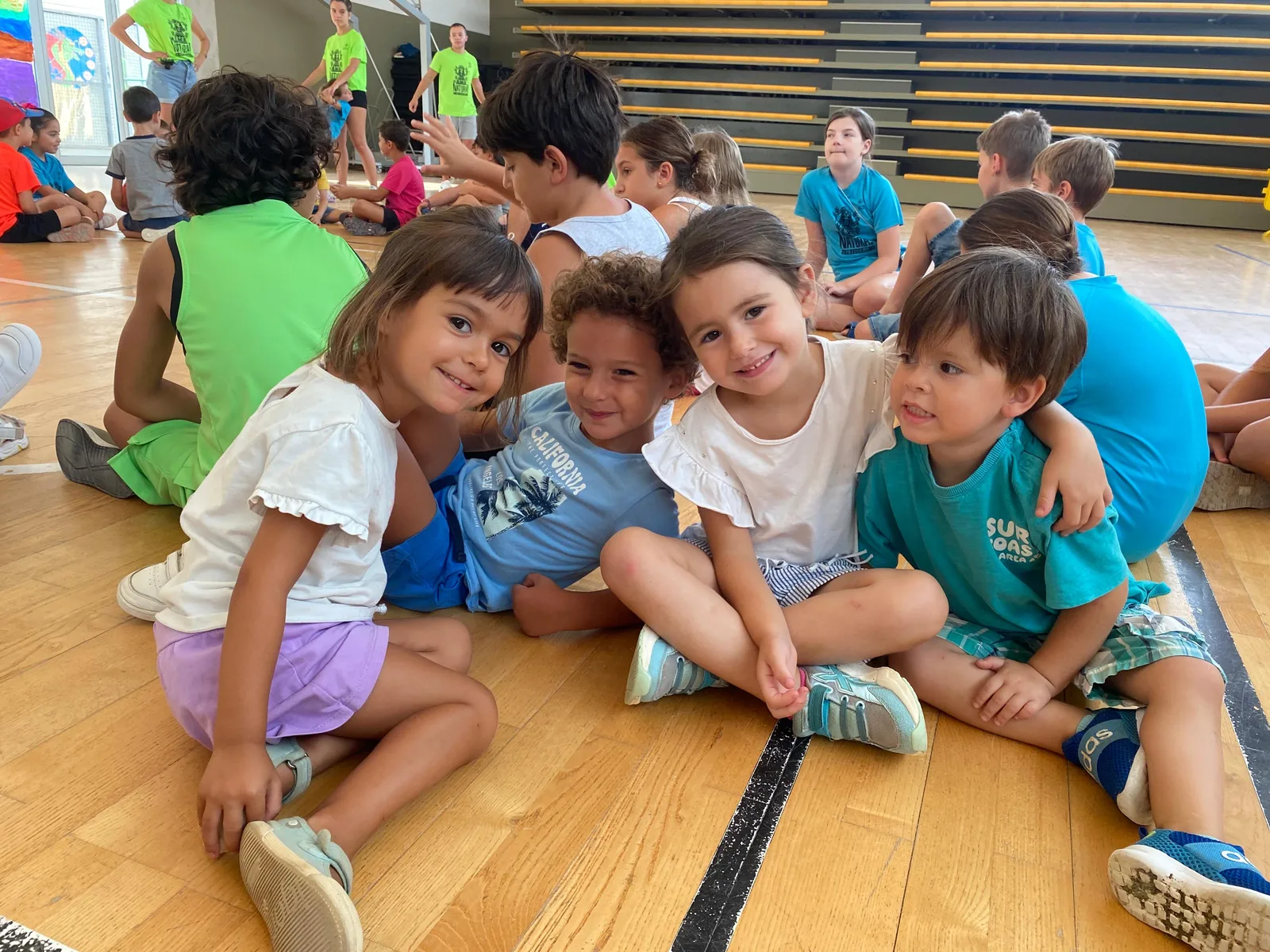 Equipo de Sensación Activa durante una actividad educativa.